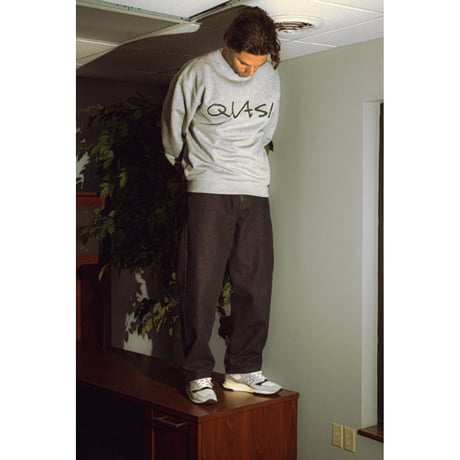 QUASI スウェット グレー クワジ クワージー クアジ　QUASI SKATEBOARDS Sig Crew Sweat （Heather Grey）