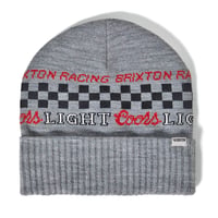 BRIXTON ビーニー ブリクストン　COORS LIGHT RACING BEANIE （SILVER）