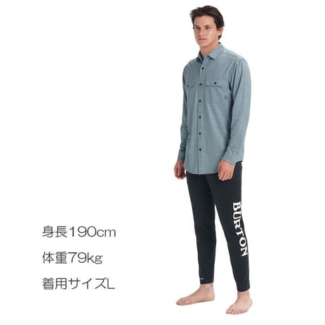 SALE BURTON Men's Burton Midweight Oxford Shirt （Dark Slate Carpenter)  バートン メンズ インナー シャツ