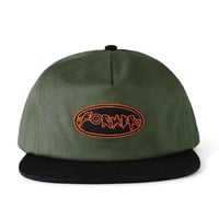 FORMER キャップ フォーマー　FLATLINE CAP (WASHED GREEN)