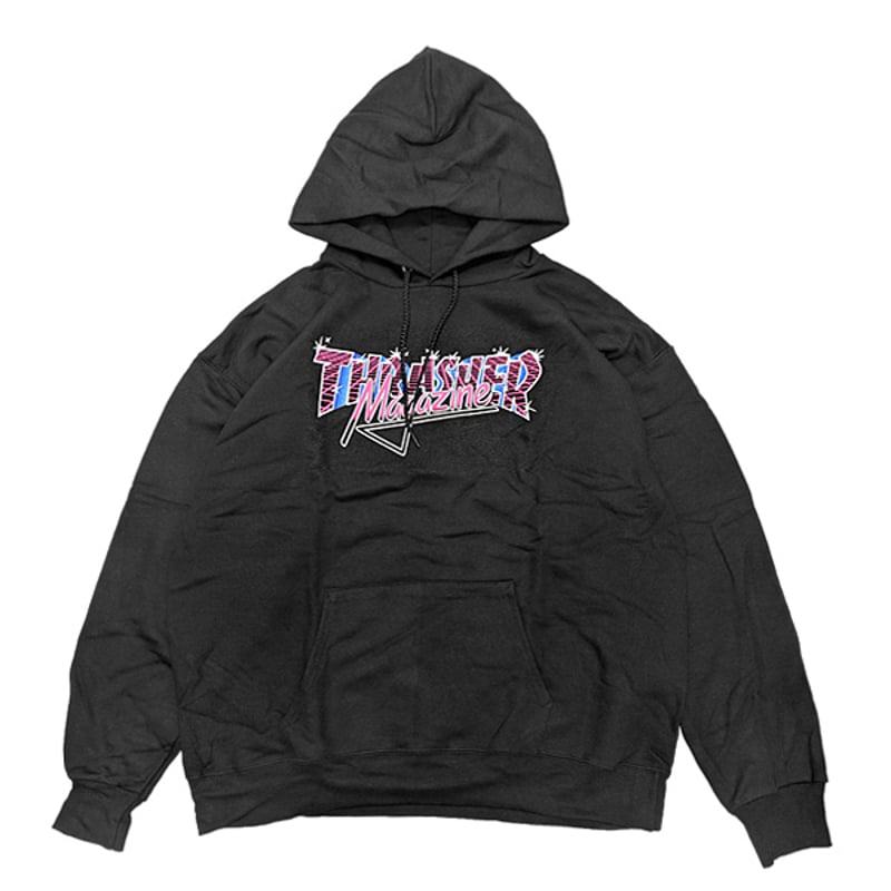 THRASHER スラッシャー パーカー ブラック Thrasher Magazine Vic