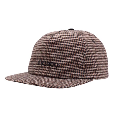 GX1000 キャップ ジーエックスセン CAP　Mini OG Logo Houndstooth Hat （Brown / Black）