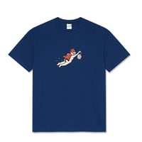 POLAR SKATE CO Tシャツ 半袖 ポーラー　TAKE AWAY TEE （ULTRAMARINE）