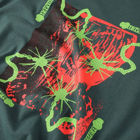 FORMER Tシャツ 半袖 グリーン フォーマー　FORMER CHAINED T-SHIRT （PETROL）