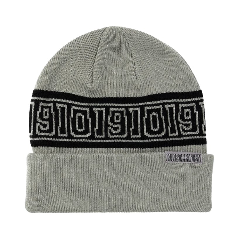日本最大のブランド 1910 ビーニー 9teenten 1910 3 MS12 (Gray) Beanie Up 服&ファッション小物