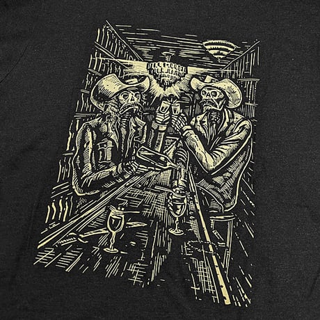 ANTIHERO SKATEBOARDS Tシャツ アンタイヒーロー 黒 半袖　ANTIHERO ABSENTES S/S TEE (INK BLACK HEATHER)