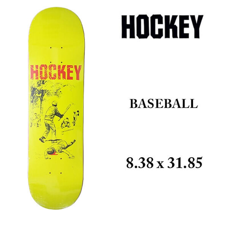 HOCKEY デッキ 【 8.38インチ 】HOCKEY SKATEBOARD BASEBAL...