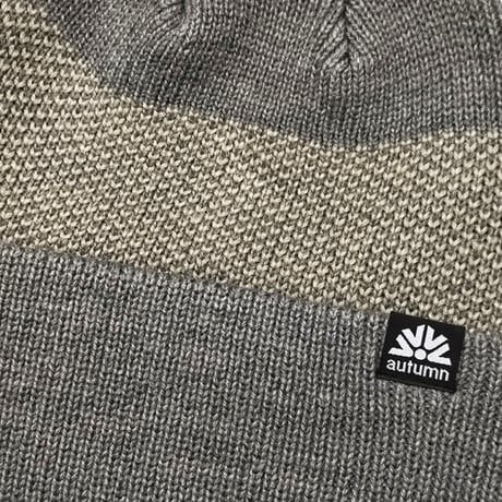 AUTUMN ビーニー 　AUTUMN HEADWEAR BIRDSEYE BEANIE (GREY） オータム スノー スノーボード