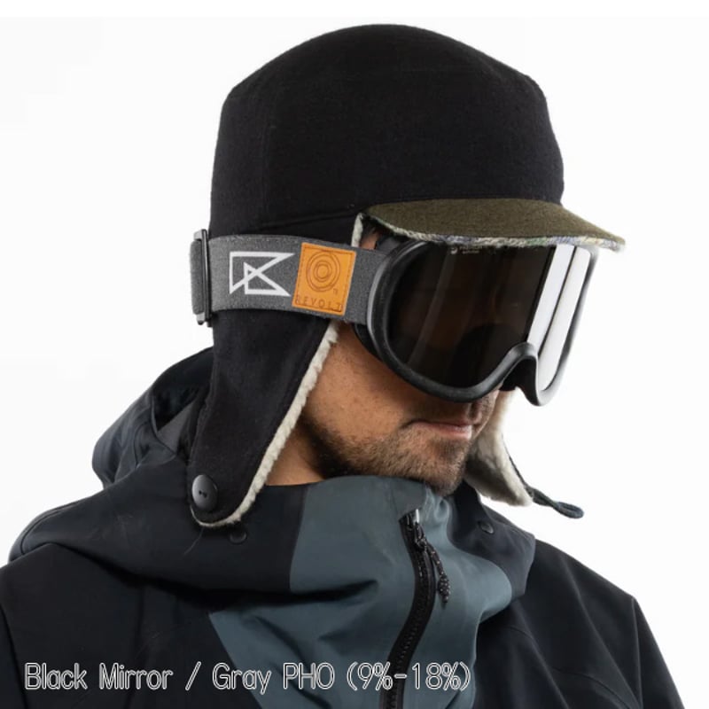 25-26 ゴーグル リボルト スノーボード SUPER LIGHT FRAME Black