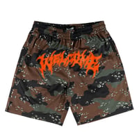 SALE WELCOME SKATEBOARDS パンツ ショーツ ウェルカム　BARB MESH SHORTS （TIMBER）