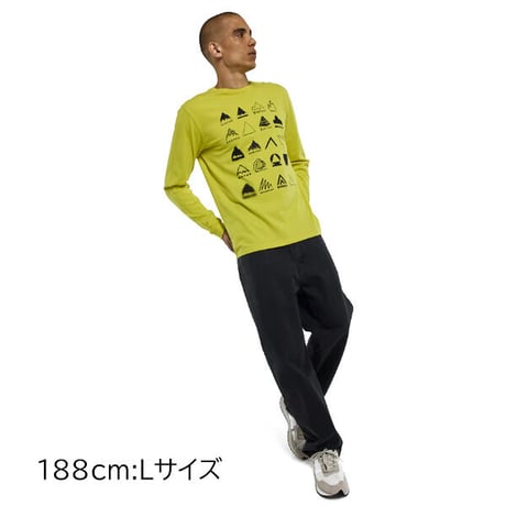 SALE BURTON ロンT 長袖 メンズ バートン イエロー　Men's Burton Mistbow Long Sleeve T-Shirt（Sulfur）