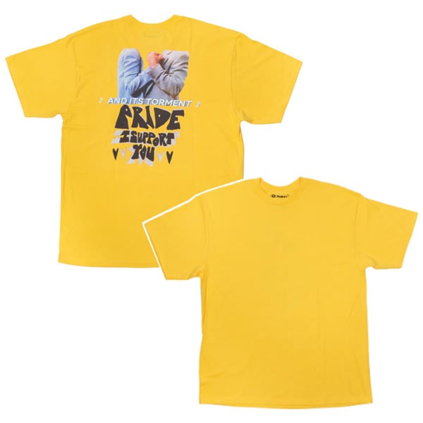 TORMENT MAGAZINE トーメントマガジン Tシャツ 半袖 イエロー メンズ