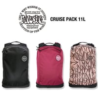 25-26 rain or shine バックパック リュック レインオアシャイン RAIN OR SHINE CRUISE PACK 11L (BLACK　BURGUNDY　420ART)