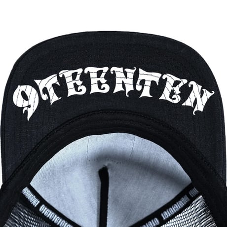 1910 9teenten  CAP キャップ メッシュキャップ ナインティーン テン ブラック　1910 Ace of Snakes Trucker  （Black） MS126266