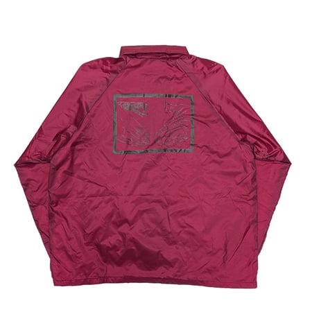 DOOM SAYERS ドゥームセイヤーズ コーチジャケット ウィンドブレーカー　Snake Shake Coaches Jacket （Maroon）