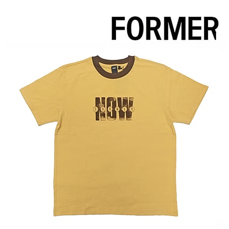 SALE FORMER Tシャツ 半袖 フォーマー　CAMPAIGN TEE（MUSTARD）
