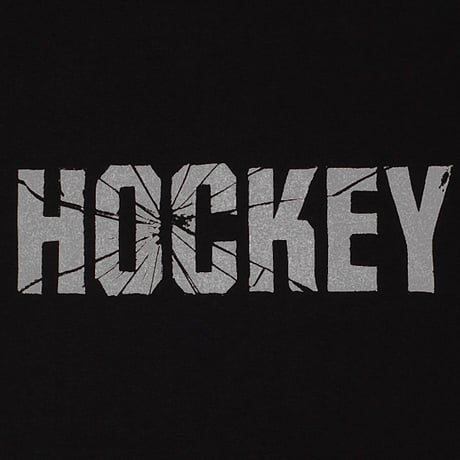 HOCKEY Tシャツ 半袖 SKATEBOARDS ホッケー 黒　SHATTER REFLECTIVE TEE（BLACK)