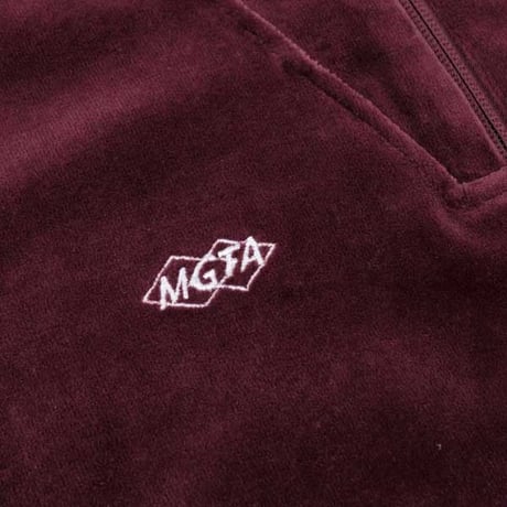 MAGENTA ハーフジップ  トップス パープル マゼンタ マジェンタ　RETRO HIGHNECK （PURPLE）
