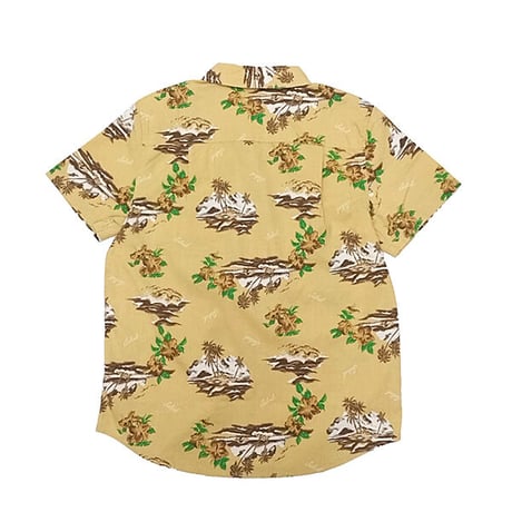 SALE BRIXTON シャツ 半袖 ブリクストン　CHARTER PRINT S/S WVN SHIRT（STRAW/PARADISE）