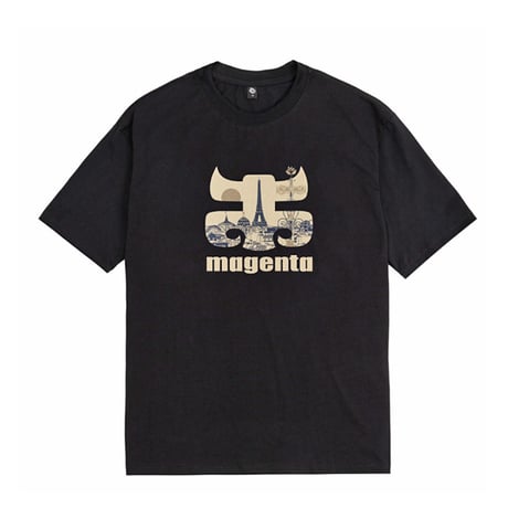 MAGENTA SKATEBOARDS Tシャツ 半袖 黒 マゼンタ マジェンタ　MAGENPATH TEE （BLACK）