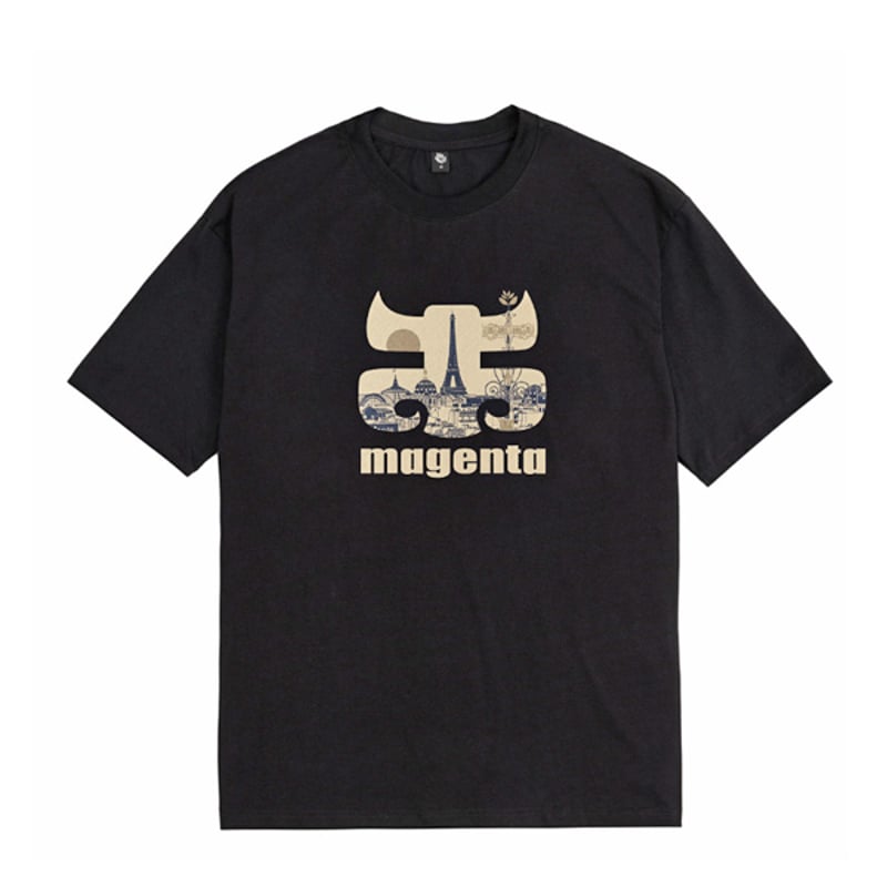 プリーツプリーズ　マゼンタ 半袖Tシャツ MAGENTA SKATEBOARDS Tシャツ 半袖 黒 マゼンタ マジェンタ MAGENP