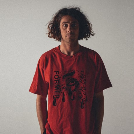 FORMER Tシャツ 半袖 レッド フォーマー　FORMER WEEPING ORGAN OF SIGHT T-SHIRT （WASHED RED）