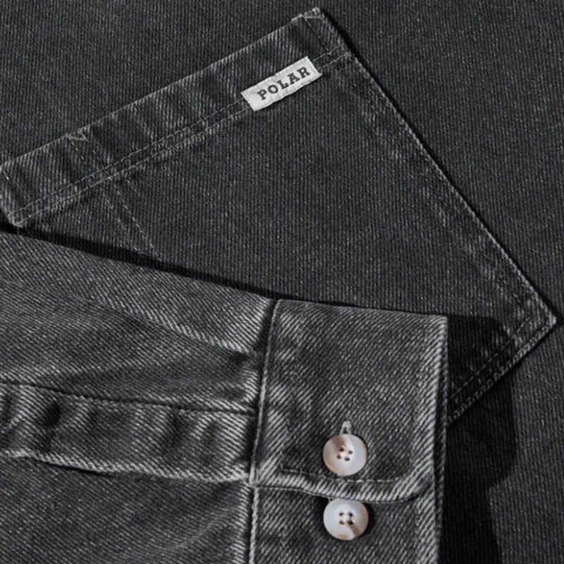 POLAR SKATE CO シャツ 長袖 デニム ポーラー メンズ DENIM MIKE