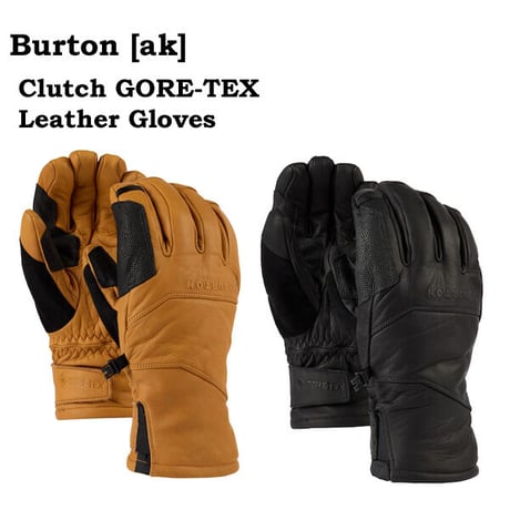 グローブ メンズ レディース バートン  Burton [ak] Clutch GORE-TEX Leather Gloves （Honey　True Black）