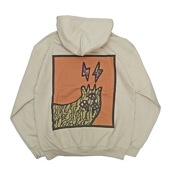 KM4K パーカー KM4K HOOD PARADICE IS HERE （SAND） カモ