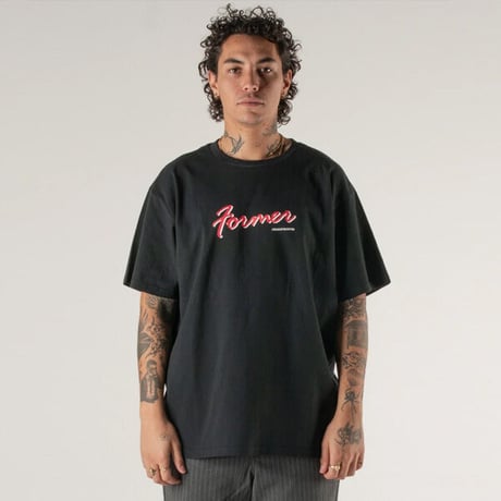 SALE FORMER Tシャツ　FORMER  STIMULANT T-SHIRT（BLACK）  半袖 メンズ フォーマー
