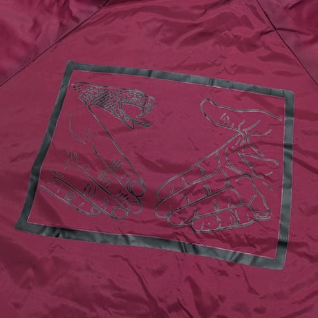 DOOM SAYERS ドゥームセイヤーズ コーチジャケット ウィンドブレーカー　Snake Shake Coaches Jacket （Maroon）