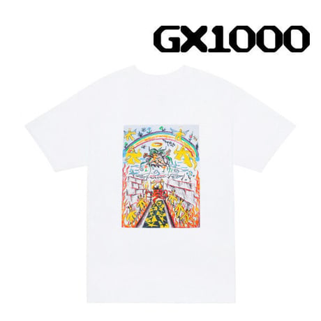 SALE GX1000 Tシャツ 半袖 ジーエックスセン 白　Heaven Or Hell Tee  （White）