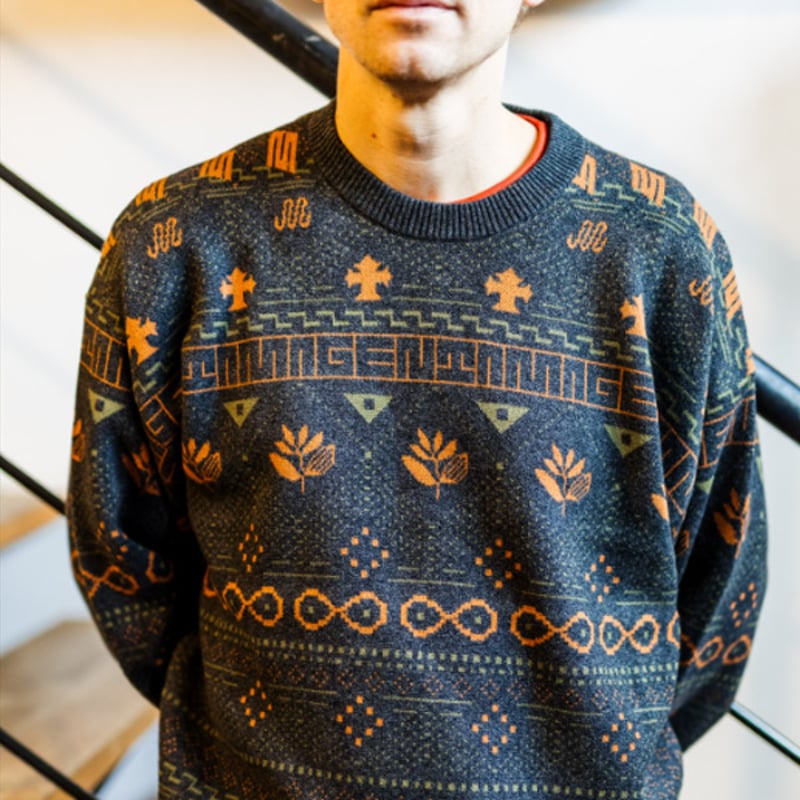 MAGENTA ニット セーター マジェンタ MAGENTA SKATEBOARDS AZTE