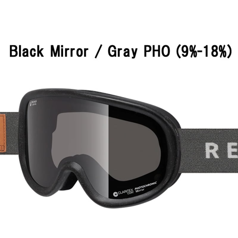 25-26 ゴーグル リボルト スノーボード SUPER LIGHT FRAME Black