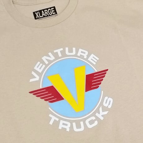 SALE VENTURE TRUCKS Tシャツ 半袖 ベンチャー ベージュ　VENTURE TRUCKS WINGS S/S TEE （SAND）