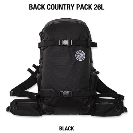 25-26 rain or shine バックパック リュック レインオアシャイン RAIN OR SHINE BC PACK 26L (BLACK　BURGUNDY　420ART)