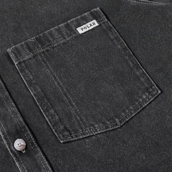 SALE POLAR SKATE CO シャツ 長袖 デニム ポーラー メンズ DENIM