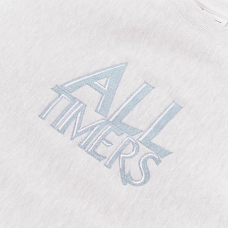 SALE ALLTIMERS スウェット メンズ オールタイマーズ　TAVERNA EMBROIDERED CREW （HEATHER GREY）