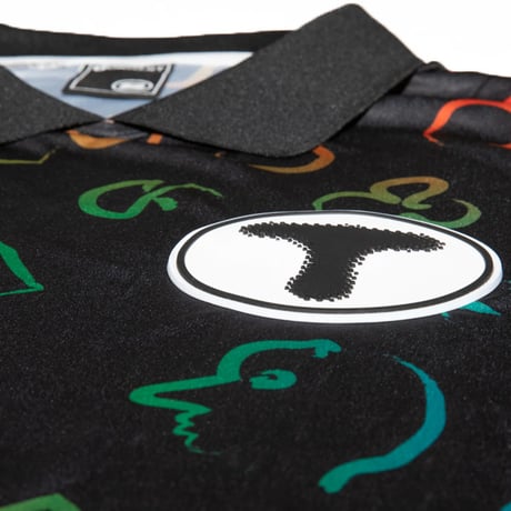 TORMENT MAGAZINE トーメントマガジン ジャージー 長袖 ブラック メンズ　TORMENT SOCCER JERSEY（BLACK）