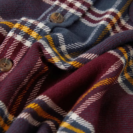 BRIXTON BOWERY シャツ 長袖 ブリクストン メンズ　BOWERY FLANNEL SHIRT （MOOD INDIGO/PORT/SAFFRON）