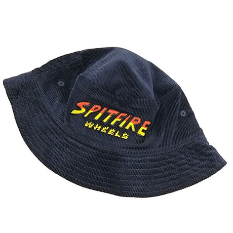 SALE SPITFIRE WHEELS ハット バケットハット スピットファイア　SPIT FIRE HELL HOUNDS SCRIPT BUCKET HAT （NAVY）