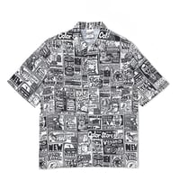 SALE 半額 POLAR SKATE CO シャツ 半袖 ポーラー　CLASSIFIEDS SHIRT （BLACK / WHITE）