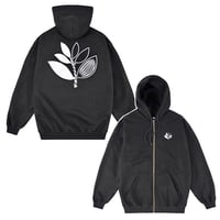 MAGENTA スウェット パーカ マジェンタ　MAGENTA SKATEBOARDS YIN ZIPPED HOODIE  (BLACK)