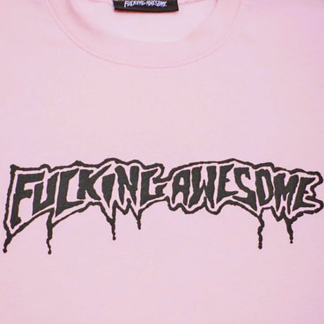 FUCKING AWESOME ファッキンオーサム クルーネック スウェット　FUCKINGAWESOME Logo Test Print Crewneck （Pink）