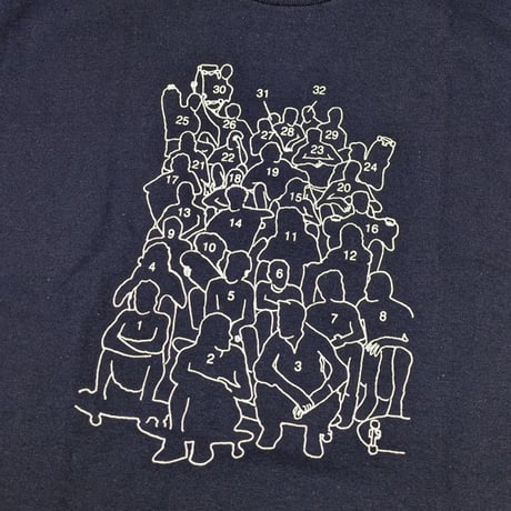 DEAR, WHO'S WHO TEE ディアースケーティング 半袖 Tシャツ （NAVY）