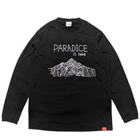 KM4K Tシャツ 長袖 カモシカ　OG LONG T’S ANOTHER SKY （BLACK）