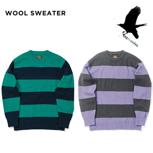 Green Clothing グリーンクロージング ウールセーター GREEN CLOTHING グリーンクロージング】WOOL SWEATER (グリーン