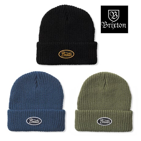 BRIXTON ビーニー パーソンズ ブリクストン ニット帽　BRIXTON PARSONS BEANIE （BLACK　DEEP SEA　OLIVE SURPLUS）