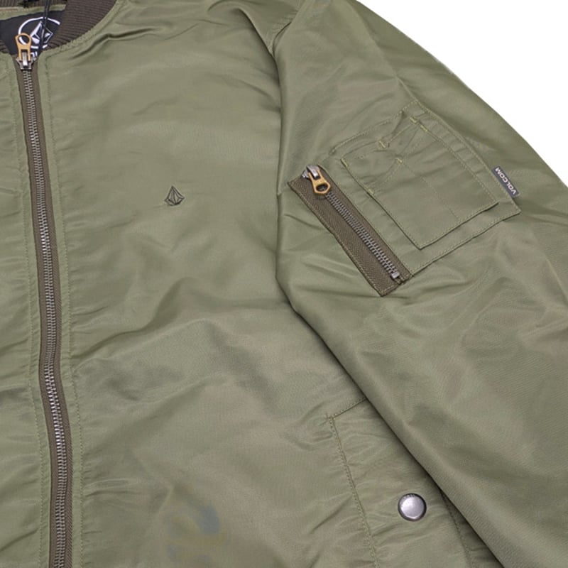 VOLCOM ボルコム ジャケット グリーン メンズ LO-FLIGHT JACKET