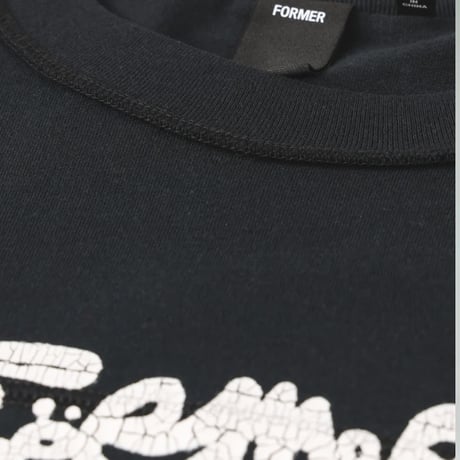 FORMER フォーマー 長袖 Tシャツ ブラック　FORMER BETRAYER LS T-SHIRT （BLACK）